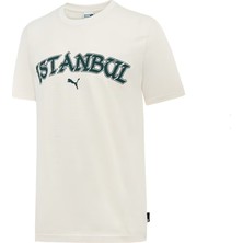 Puma Erkek Bej Puma Istanbul Graphic Tee Erkek Bey T-Shirt