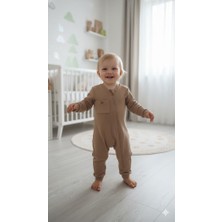 Kidaxi Erkek Bebek Patiksiz Tulum – 3-6 / 6-9 / 9-12 / 18-24 Ay