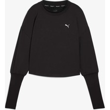 Puma Kadın Siyah Puma Studıo Cloudspun Crew Siyah Kadın Sweatshirt