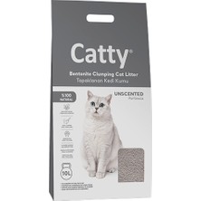 Catty 10 lt Parfümsüz Ince Taneli Kedi Kumu