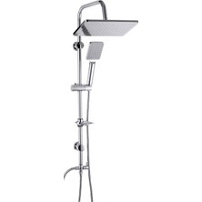 Deppot Duxxa Deppot Mirage 400 Tepe Duş Seti Krom