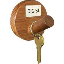 Digisu Yapışkanlı Ahşap Havlu & Bornoz Askısı