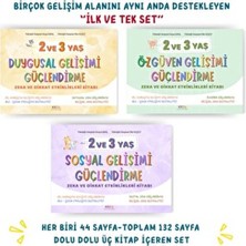 Kitza Yayınları 2 ve 3 Yaş Eğitici Etkinlik Seti Duygusal-Sosyal-Özgüven Gelişimini Destekler