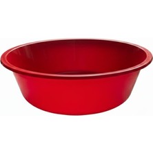 Turanyolu Battal Boy Kırmızı Plastik Leğen – Çok Amaçlı Kullanım