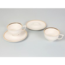 Porland Bedford Altın Yaldız Kahve Fincan Takımı 2 Kişilik 4 Parça