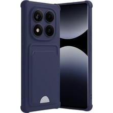Vendas Xiaomi Redmi Note 14 Pro 4G Uyumlu Kılıf Kart Bölmeli Kelvin Silikon Kılıf