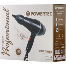 Özbience Profesyonel Siyah Renk Fön Makinesi, Güçlü ve Hafif Tasarım