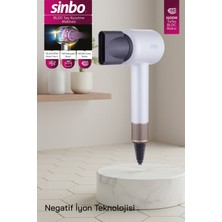 Özbience SHD-1714 Negatif Iyonlu Profesyonel Beyaz Saç Kurutma Makinesi