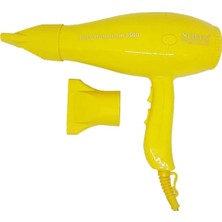 Özbience Hızlı Kurutucu Turbo 3500 Fön Makinesi Sarı, Güçlü ve Hafif Tasarım