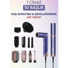 Özbience Çok Fonksiyonlu Iyonlu Saç Kurutma ve Şekillendirme Aleti