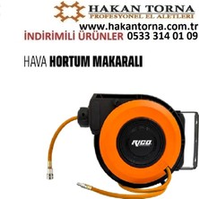 - -Rıco Makaralı Hava Hortumu 15 mt 5/16MM