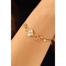 ÇGK KUYUMCULUK  Yonca Model Balıksırtı 8 Ayar Altın Bileklik CGKBLK0371