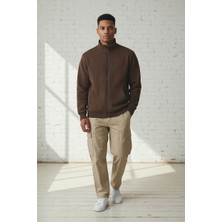 Black Steel Selanik Örgü Fermuarlı Hırka