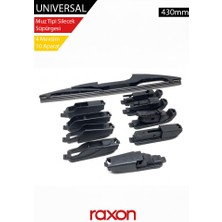 Raxon Universal Pnd Serisi 4 Mevsim Muz Tipi Silecek Süpürgesi – 2’li Takım | 10 Aparatlı Sessiz & Tam Temizlik