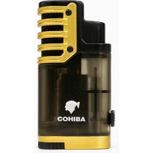 Tobacium Cohiba Siyah / Gold Delicili 3 Torch Çakmak - CCM0781