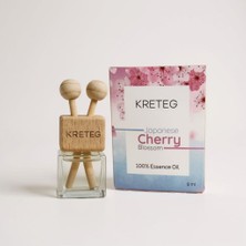 Kreteg Araba Araç Kokusu Diffuser Klima Ac Japanese Cherry Blossom - Japon Kiraz Çiçeği 8 ml