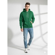 Ribana Classic Unısex Regular Fıt Cepli Kapüşonlu Yumuşak Dokulu Classic Sweatshirt