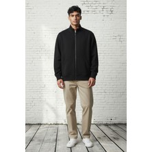 Black Steel Selanik Örgü Fermuarlı Hırka