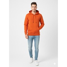 Ribana Classic Unısex Regular Fıt Cepli Kapüşonlu Yumuşak Dokulu Classic Sweatshirt
