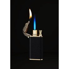 STR Ejderha Alevli Lüks Çift Yanar Çakmak