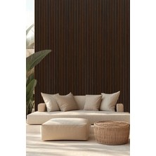 Decomila Mdf Ahşap Akustik Duvar Paneli 60X275 cm -Ceviz