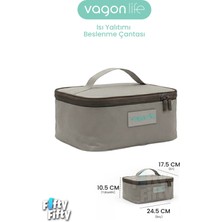Vagonlife Isı Yalıtımlı Termal Yemek Beslenme Çantası Mama Taşıma Termos Çanta Sıcak ve Soğuk -FFVGNB1061