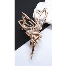 Serenity Peri Figürlü Metal Mandal Toka