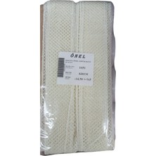 Hepohep Buffer Dantel Polyester Güpür Bant Krem 14,50 Metre En 3 cm ON-1651-KR