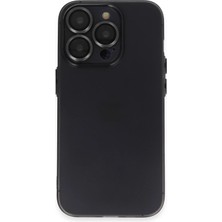 Techmrt Newface Iphone 13 Pro Max Kılıf Luko Lens Silikon - Siyah