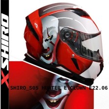 Shiro Shıro 4046 S05 Kask Ff Hunter E. Clown_m 5758 gr