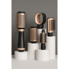 Özbience Çok Fonksiyonlu Saç Şekillendirici Seti, Profesyonel Fön ve Bukle Fırçası