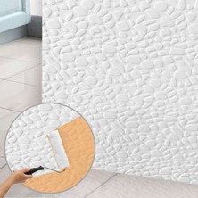 Tink Kendinden Yapışkanlı 3D Duvar Paneli Boyanabilir Dekota 60X60 cm Leopar Desenli (14 Adet)