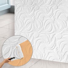 Tink Kendinden Yapışkanlı 3D Duvar Paneli Boyanabilir Dekota 60X60 cm Modern Desenli (14 Adet)