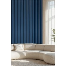 Decomila Mdf Ahşap Akustik Duvar Paneli 60X275 cm - Mavi