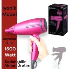 Özbience Profesyonel Katlanabilir Fön Makinesi 1600W, Hafif ve Güçlü Tasarım