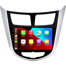 Hyundai Accent Blue Black