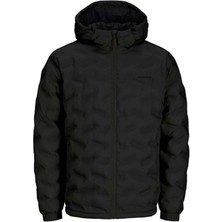 Jack & Jones Jack&jones 12250429 Jcowın Quılted Jacket Black Erkek Mont