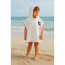 Luess Erkek Çocuk Karakter Nakış Panço