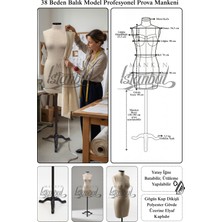 Balık Model Profesyonel Terzi Mankeni Prova Mankeni (36-38-40-42 Beden Seçenekleri)