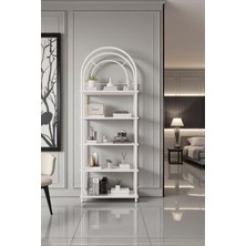 Mobitopya Çevir Kur Dekoratif Çok Amaçlı Raf Dolap Beyaz BD