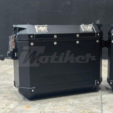 Motiker Triumph Sağ ve Sol Yan Çanta Mat Siyah Kaplama