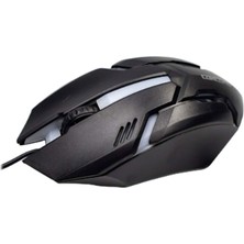Tbl Dekor USB Kablolu Işıklı 3D Optik Mouse
