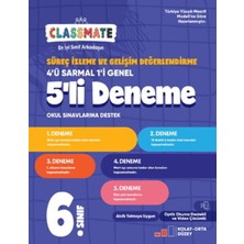 Okyanus Yayınları 6. Sınıf Classmate Süreç Izleme ve Gelişim Değerlendirme 5 Li Deneme