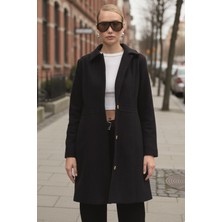 Dikiş Detaylı Tasarım Kaşe Kaban