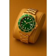 Erkek Kol Saati Metal Takvimli Paslanmaz Kararmaz