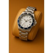 Erkek Kol Saati Metal Takvimli Paslanmaz Kararmaz