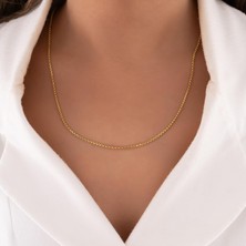 Hakan Mücevherat Doç Model Zincir 14 Ayar Altın 1 Mm