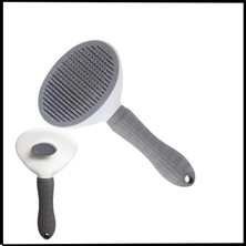 Savex Pet Uyguna-Yakala Gri Kedi Tarağı - Otomatik Temizlenen Tuşlu - CL.223