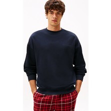 Tommy Hilfiger Erkek Lacivert Sweatshirt