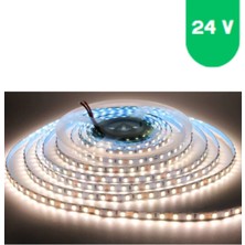Powerr Led Aydınlatma 24 Volt 8 mm Pixel 4000 K Naturel Beyaz Iç Mekan 120 Ledli 10 Metre Şerit LED